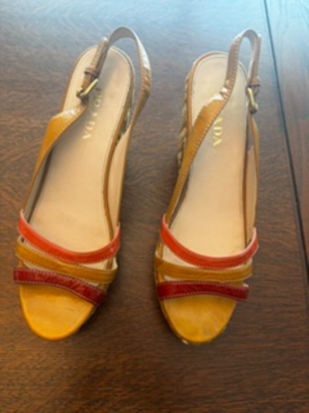 Prada platform sandals